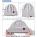 Jaxmonoy Wool Cashmere Slouchy Knit Beanie | Winter Hat for Women - Light Grey - Buy Online on SooperMarket.com