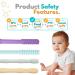 Soft Silicone Teething Tubes for Babies (4 Pack) with Cleaning Brush - Safe Teether Toy for Infants & Toddlers - Buy Online on SooperMarket.com