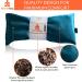 Blissful Being Lavender Eye Pillow | Hot/Cold Weighted Satin Eye Mask for Sleep, Yoga, Meditation | Gifts for Women, Birthday, Teachers | Natural Herbal Relaxation | Made in USA (Aqua) - Buy Online on SooperMarket.com