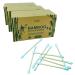 1050pcs CGR Organic Cotton Swabs - Double-Tipped Bamboo Sticks - Compostable - Travel Pack (3 Pack) - Buy Online on SooperMarket.com