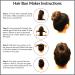 Styla Hair Magic Bun Maker - 2 Small 2 Large Brown Foam Twisters for Easy Perfect Buns - Buy Online on SooperMarket.com
