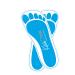 25 Pairs (50Feets) Spray Tanning Feet Pads Disposable Sunless Airbrush Tanning Tent Foot Protection