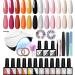 VANREESA Gel Nail Polish Kit with 36W UV Lamp - 12 Autumn Colors, Manicure Tools, Soak Off Gel, Starter Kit for Women - Aurantium, Lilac, Baby Pink - Gift for Her - Buy Online on SooperMarket.com