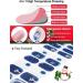 EBANKU Christmas Glitter Gel Nail Polish Strips | Long Lasting & Waterproof | Full Nail Wraps Stickers | Includes Stick Nail File, Wipes & Sealing | UV/LED Lamp Required | SDTRK11 - Buy Online on SooperMarket.com