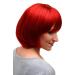 WIG ME UP 742-135 Bob Wig | Short Straight Red Femdom Style - 25 cm - Buy Online on SooperMarket.com