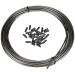 Jagwire Shift Housing 4 mm Lex-SL Slick-Lube (10 m)  Ice Grey Spare Parts Adult Unisex, Grey, One Size