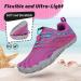 SAGUARO Kids Water Shoes - Quick Dry Aqua Athletic Sneakers for Boys and Girls (Toddler/Little/Big Kid) - Size 12.5 Little Kid - Purple/Stripe - Buy Online on SooperMarket.com