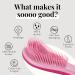 Detangle Hair Brush for Curly, Straight, Thick, or Natural Hair - Gentle Detangling Hairbrush for Kids, Women & Toddlers - Flexible Bristles - Lily England - Pink - Buy Online on SooperMarket.com