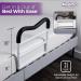 MGrip Adjustable Contoured Bed Rail with Multiple Gripping Positions Black/White - Buy Online on SooperMarket.com