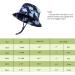 LANGZHEN Beach Sun Protection Hat for Baby Girls, Navy - Dinosaur | Adjustable Wide Brim Toddler Kids Hat with Chin Strap | Summer Play Hat 2-4 Years - Buy Online on SooperMarket.com