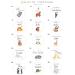 Wood Milestone Cards for Babies 30 Colorful Animal-Printed Wooden Slices | Perfect Gift for Birth & Baby Showers - Buy Online on SooperMarket.com