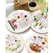 TINDTOP Embroidery Kit for Beginners - 4 Pack Cross Stitch Practice Kits with Threads, Hoops & Cloth - Learn Hand Stitch Technique with Embroidery Skills - Ideal for Craft Lovers - Buy Online on SooperMarket.com