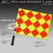AGORA Pro Line Duo Premium Rotating Soccer Referee Flags with Case - Red/Yellow - Buy Online on SooperMarket.com