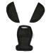 Belts Pads Shoulder Strap and Crotch Cover Universal fits Most car seat & Maxi COSI (Black) rich black