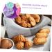 Zerodeko 6 Pcs Handmade Soap Mold Baking Muffin Mold Donut Candy Silicone Muffin Mold Baking Accessory Silicone Tools Silicone Molds Silicone DIY Mold Chocolate Silica Gel Roses Purple 3X16.6X16.6CMx6pcs - Buy Online on SooperMarket.com