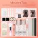 Dipping Powder Nail Kit Starter with Nail Drill - 6 Color Set with Glitter and Essential Liquid, Manicure Tools Gift for Women - Buy Online on SooperMarket.com