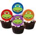24 Ninja Turtle Cupcake Toppers Theme #1 Edible Ninja Turtle Cake Topper Ninja Turtles Birthday Decorations Ninja Turtle Cake Toppers Ninja Cake Decorations Ninja Turtle Party - Buy Online on SooperMarket.com