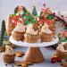 Whaline 24Pcs Christmas Cupcake Toppers 6 Design Xmas Tree Wreath Cupcake Picks Colorful Merry Christmas Cake Toppers Home Party Decor for Christmas Winter Holiday Birthday Party Cake Decorations - Buy Online on SooperMarket.com