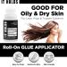 Premium Roll-On Body Glue for Skin - Liquid Fashion Tape | Butt & Body Glue | Sweat Resistant Adhesive | Wig & Sock Glue | Residue-Free | Made in USA - 2oz (1 Pack) - Buy Online on SooperMarket.com
