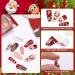 MELLIEX Christmas Fake Nails Artificial Full Cover Press on Nails 48 Pieces Xmas Coffin False Nail Tips Santa Claus Snowflake Elk Nail Art Decorations with Nail Glue and Nail Files - Buy Online on SooperMarket.com