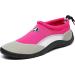 Mishansha Unisex Bathing Shoes Lightweight Breathable Non-Slip Barefoot Shoes with Thick Sole Size 36-46 Magenta Pink 38 EU