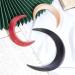 WEBEEDY 3-Color Hand Carved Crescent Moon Hair Fork for Women Wood Moon Hairpin Barrette Hair Stick Hair Comb Thick Hair Styling Accessories (Red Black Log Color) - Buy Online on SooperMarket.com
