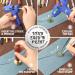 Wax Seal Kit with 40 Black Sealing Wax Sticks, Glue Gun, and Seal Pens - Ideal for Wedding Invitations, Birthday Cards, Envelopes, and Gift Wrapping - Buy Online on SooperMarket.com