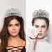 wedding crown tiara rhinestone bridal crown headband for the bride with side comb - Buy Online on SooperMarket.com