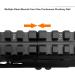 UTG Unisex Super Slim Picatinny Riser Mount - 0.83 Height 3 Slots Black - Ideal for International Shipping - Buy Online on SooperMarket.com