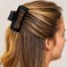2 Pack Matte Square Claw Clips 3.5 Inch Medium Hair Clamps - Non-slip & Fashionable Hair Accessories for Women and Girls - Buy Online on SooperMarket.com