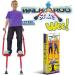Geospace Original Walkaroo 'Wee' Balance Stilts for Kids (Ages 4+), Adjustable Height, Active Play - Red or Blue - Buy Online on SooperMarket.com