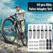40-Part Bicycle Valve Replacement Set - Lightning Valve Dunlop Insert Seal & Caps for Easy Bike Maintenance - Buy Online on SooperMarket.com
