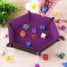 SIQUK Double Sided Dice Tray - Folding Hexagon PU Leather and Velvet Holder - Buy Online on SooperMarket.com