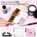 MIZHSE Nail Builder Gel Kit 3.53OZ Larger Capacity Milky White Builder Gel for Nails UV/LED Clear Hard Gel Builder Base Nail Strengthener Extension Gel with Nail Brush Clean Gel for Home Salon Milky White 3.53 Oz - Buy Online on SooperMarket.com
