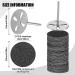 Set of 102 Stainless Steel 25mm Sanding Paper Discs - 80 Grit | Nail Drill Bits Replacement Pads for Electric Foot Rasp Files - Buy Online on SooperMarket.com