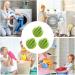 Dryer Balls Laundry - Anti-Winding Machine Ball Soft Washing Balls | TPR Flexible Reusable Softener Ball For Washing Machine Quick Drying Green - Buy Online on SooperMarket.com