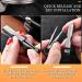 Portable Titanium Tweezers Mini Titanium Tweezers Key Ring Tweezers with Belt Clip Titanium Alloy EDC Multi Tool EDC Tools and Gadgets Stowable Tweezers Tool - Buy Online on SooperMarket.com