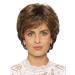 Lofty wig Jasmin made of high-quality synthetic hair looks like real hair highlighted in medium brown/copper maroon
