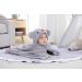 Hilmocho Baby Bath Towel with Hood | Ultra Soft Coral Velvet | 110x68CM Grey - Buy Online on SooperMarket.com
