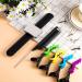 8 Pieces Hair Parting Ring, Styling Clips, Rat Tail Braiding Combs, Magnetic Pin Holder Wristband - Black - Buy Online on SooperMarket.com