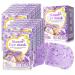 12 Packs Steam Eye Masks for Dry Eyes Lavender Heated Eye Mask Disposable Warm Compress for Eyes Eye Compress Moist Heat Relieve Eye Fatigue for Dark Circles Puffy Eyes