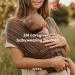Konny Baby Carrier Original Elastech - Custom Fit Carrier Hassle-Free Easy to Wear Infant Sling Wrap Perfect for Newborn Babies up to 44 lbs Toddlers (Beige 3XL) 3XL 01Elastech-Beige - Buy Online on SooperMarket.com