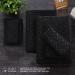 Premium Quality Black Washcloths Set - 4 Pack 13x13 - Soft, Absorbent & Quick Dry Towels for Bathroom, Hotel, Spa, Gym - Microfiber Multipurpose Washcloths - Buy Online on SooperMarket.com
