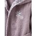 Vertbaudet Girls Baby Bathrobe 'Flower Magic' Oeko-Tex 86 Violet - Soft Stylish & Eco-Friendly | International Shipping Available - Buy Online on SooperMarket.com