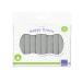 Bambino Mio Reusable Diaper Liners, 8 Pack 1 Count (Pack of 1) Grey