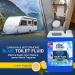 Elite Clean Caravan and Motorhome Toilet Cleaner | 2.5L Blue | Chemical Cleaning Fluid | 2.5L Pink Rinse Fluid Solution Cleaner | Motorhomes | Eco-Friendly | Formaldehyde Free - Buy Online on SooperMarket.com