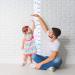Heyu-Lotus Kids Height Chart 200X20CM | Unicorn 2 | Wall Hanging Growth Chart for Boys and Girls | Removable Canvas and Wood Measuring Ruler | Children Bedroom Decoration - Buy Online on SooperMarket.com