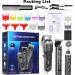 Bestauty Professional Barber Clippers Set - Cordless Beard & Nose Hair Trimmer Waterproof & Rechargeable Ideal for Haircut & Shaving (Silver - Buy Online on SooperMarket.com