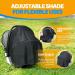 Buy Orzbow 2-in-1 Insect & Sun Protection for Baby Seats | Breathable UPF 50+ Sun Sail & Universal Mosquito Net for Maxi-Cosi Cybex Joie Black Deluxe - Buy Online on SooperMarket.com