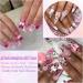 BELICEY White Bow Nail Art Charms - 1000PCS Resin Kawaii Nail Jewels in Multi Shapes for DIY Nail Designs - Includes Tweezer & Pickup Pencil - Buy Online on SooperMarket.com